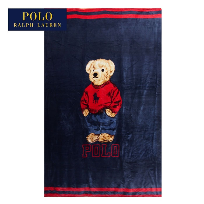 ラルフローレン ポロ ポロベア ブランケット 毛布/127cm×178cm POLO
