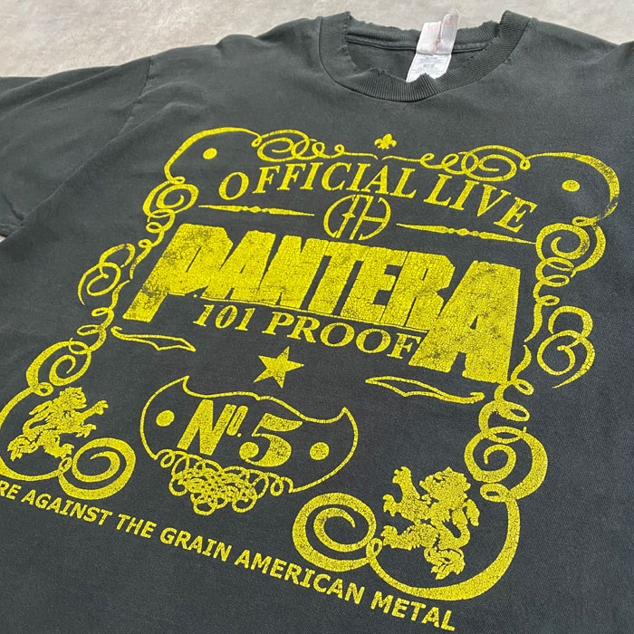 90's FRUIT OF THE LOOM PANTERA Tour T-Shirts/XL 90年代 パンテラ