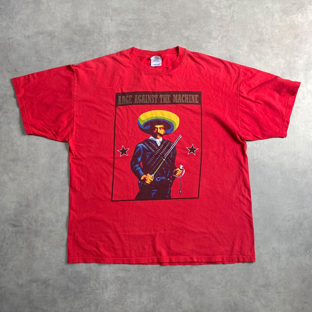 00's RAGE AGAINST THE MACHINE T-SHIRTS/RED レイジアゲインストザ