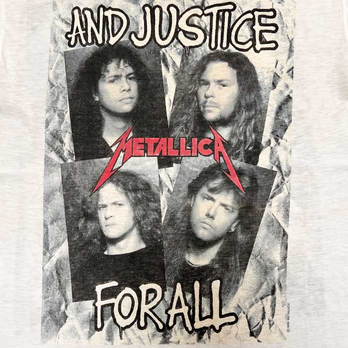 80's METALLICA AND JUSTICE FOR ALL T-Shirts 90年代 メタリカ
