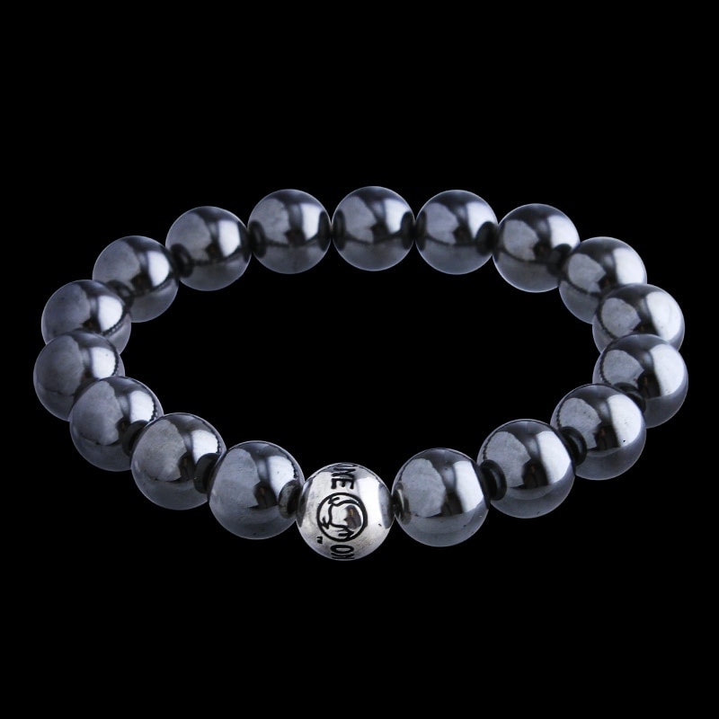 ロンワンズ ロゴ ビード ヘマタイト (10mm) ブレスレット | メイ