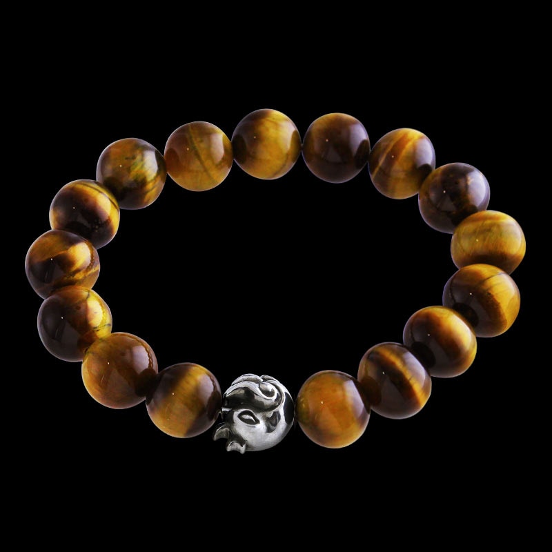 チック ビード タイガーアイ (10mm) ブレスレット | メイティング