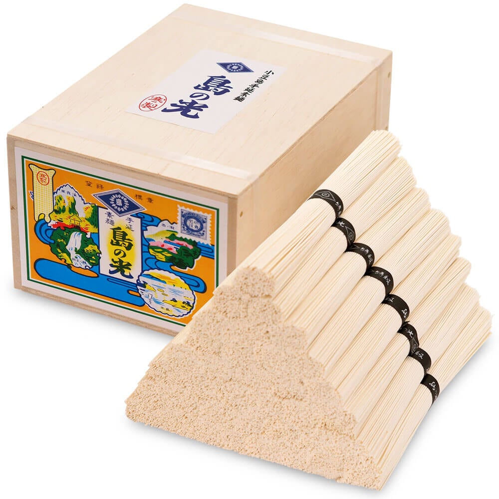 豪華木箱入り】小豆島手延素麺 島の光 特級品黒帯 1.8kg(50g×36束) 手