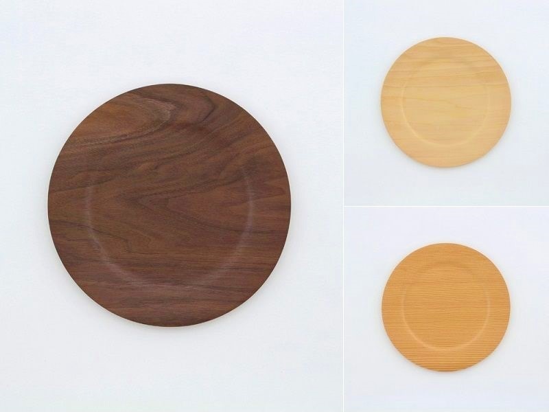 GOLDCRAFT NPP Wide Rim M 木製 食器 皿 木の器 食洗器対応 木の食器