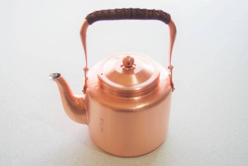手打ち 新鎚起純銅 湯沸かし】 2,5L 新光金属 新潟県燕市 銅製品 銅