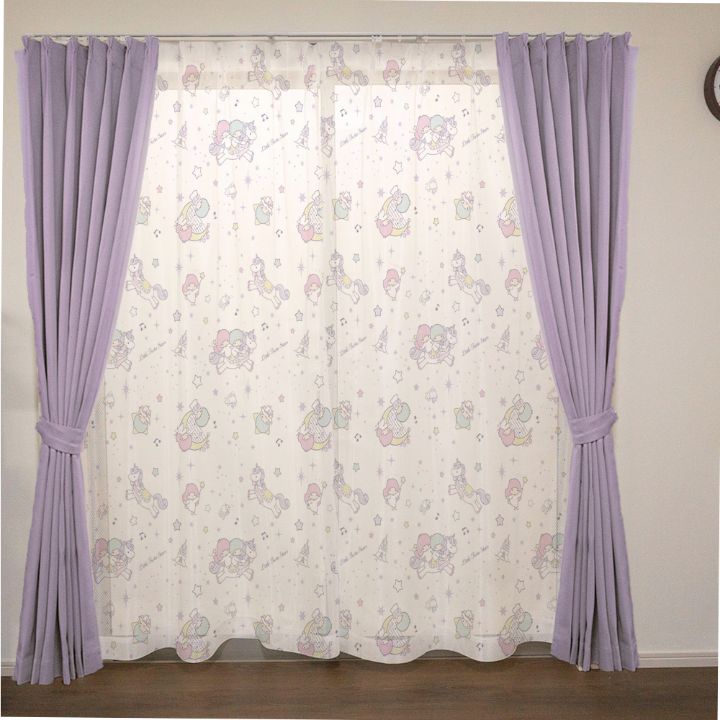 キキ&ララレースカーテン2枚セット[KR-009]