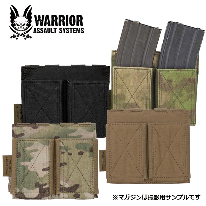 Warrior Assault Systems ダブル エラスティック マグポーチ<br