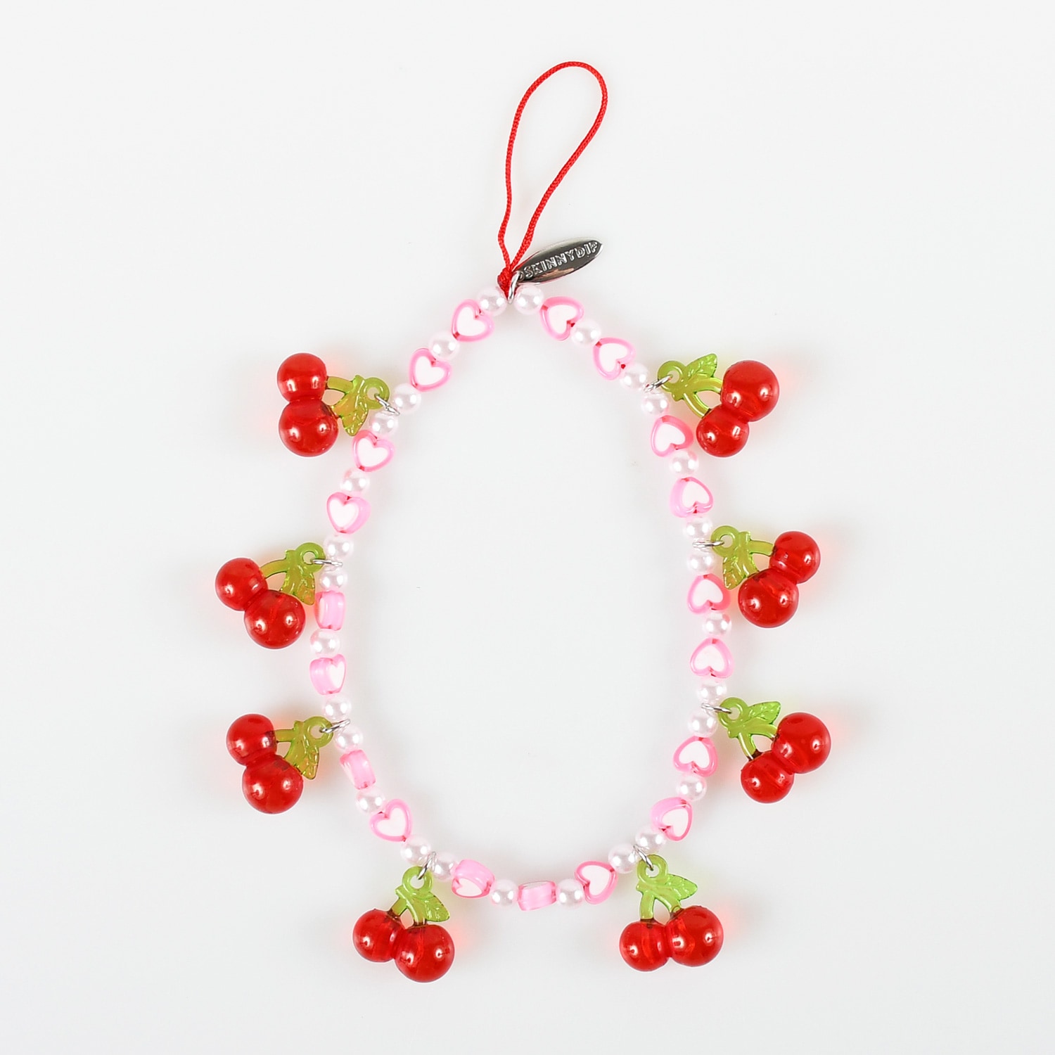 フォンストラップ チェリーハート | すべての商品 | SKINNYDIP LONDON