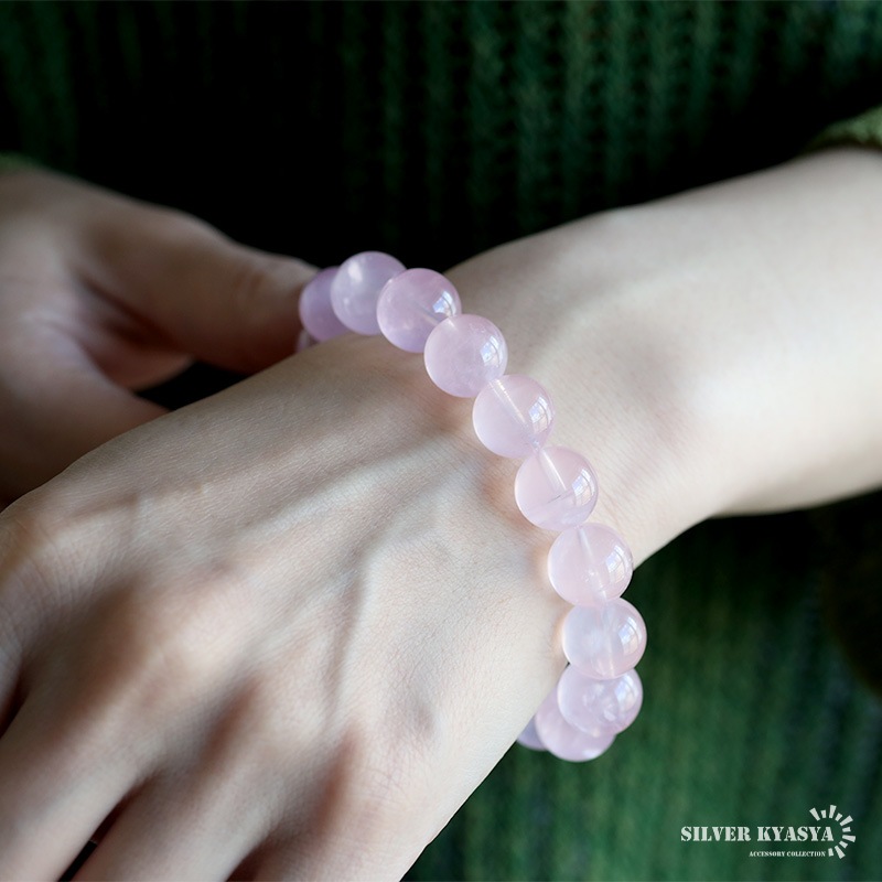 天然スターローズクォーツブレス 12mm [b880-12mm] | ブレスレット