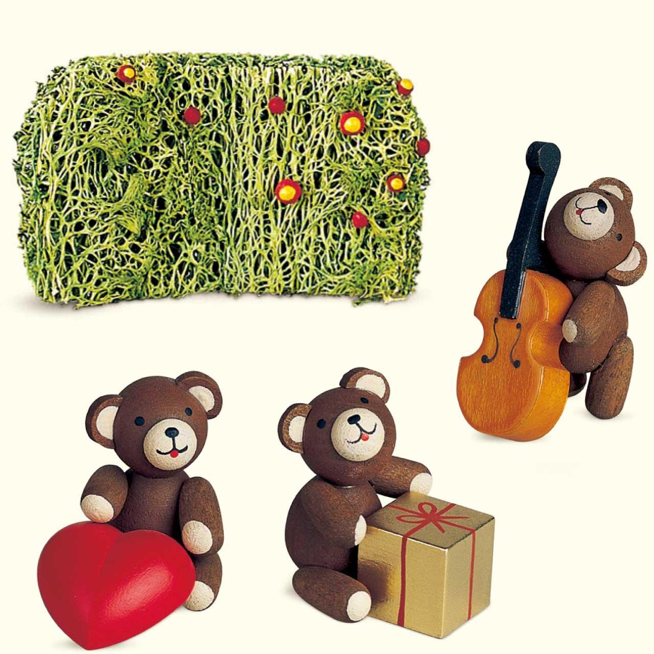 ギュンターライヒェル 木製フィギュア グッドラックベアー ギフト