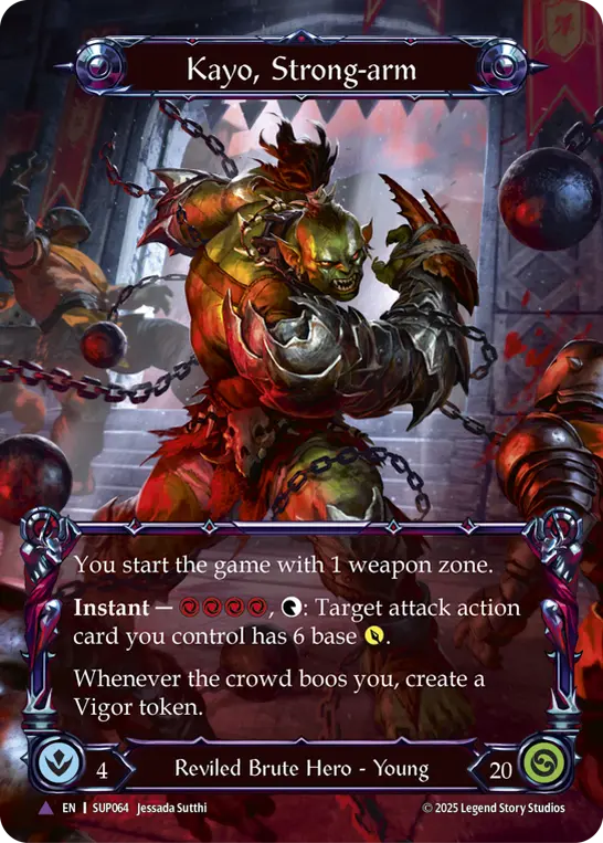 EN】《Cold Foil》[Reviled Brute] Kayo, Strong-arm/剛単腕のケイヨ
