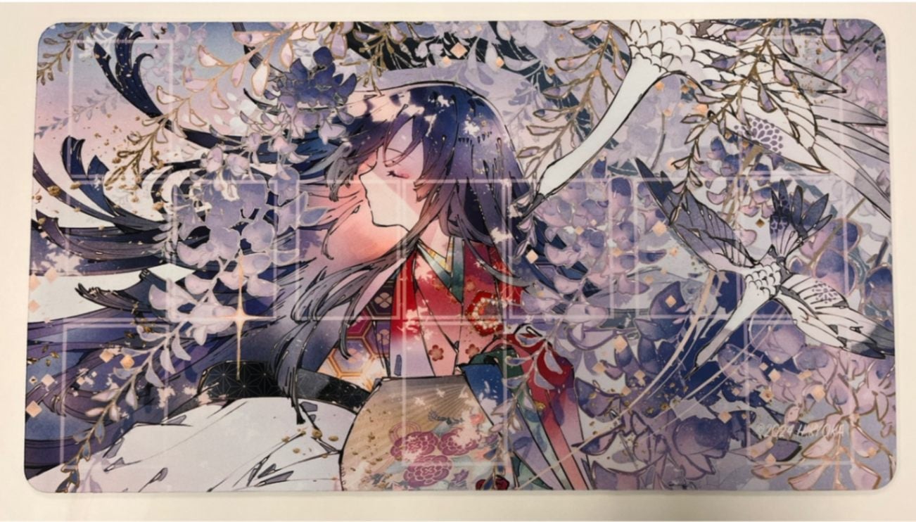 匈歌ハトリ先生デザイン『藤の波紋』プレイマット | 非カード | TOKYO FAB