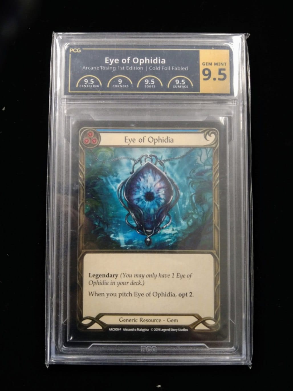 EN】【PCG9.5】《Cold Foil》[Generic] Eye of Ophidia 「F」〔ARC