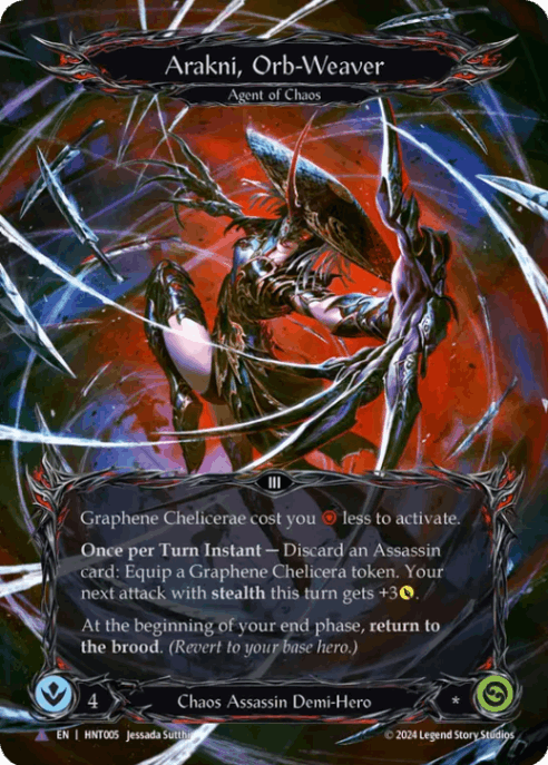EN】《Cold Foil》[Chaos Assassin] Arakni, Orb/Weaver/円環蜘蛛の