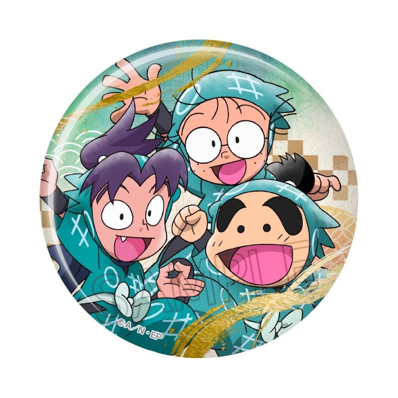 忍たま乱太郎 箔押し缶バッジ 土井半助 | 忍たま乱太郎 | ツインクル