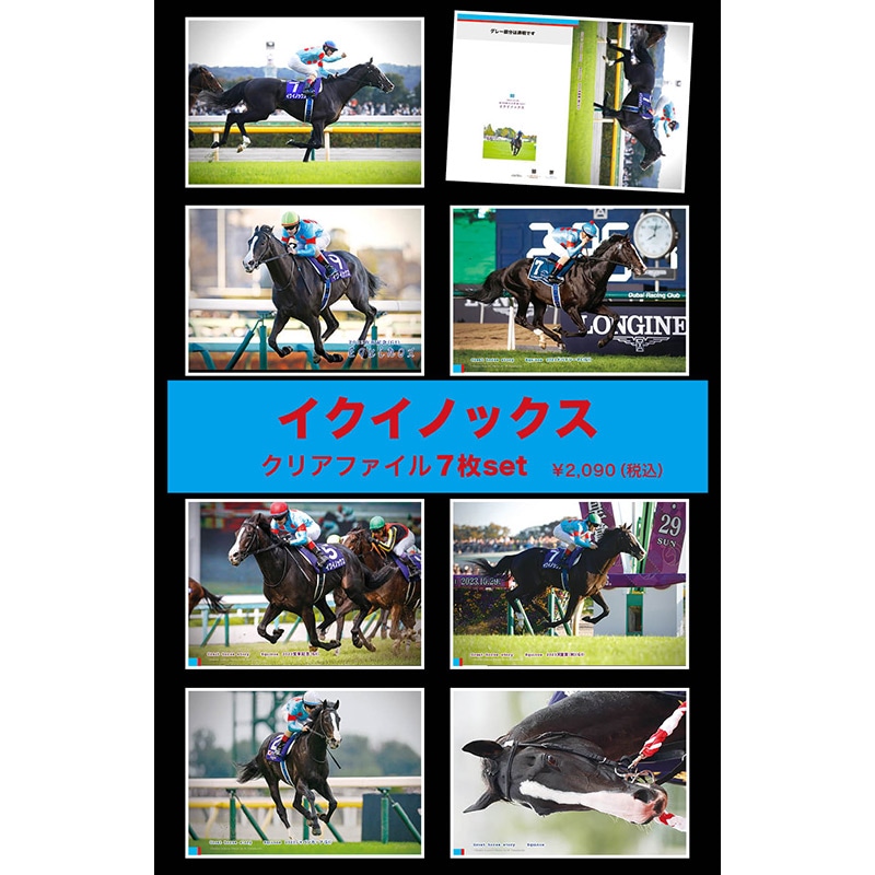 名馬クリアファイルセット（7枚組）イクイノックス／G1×6冠