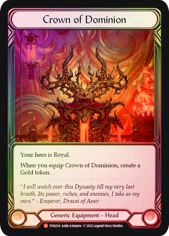 Crown of Dominion - 装備カード Crown of Dominion - Spellvoid - FaB