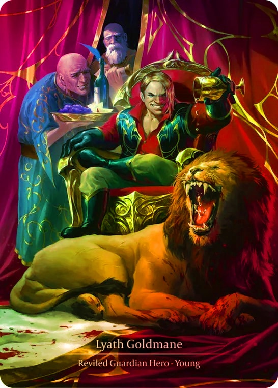 ENG】【Cold Foil】【Marvel】[Reviled Guardian] ライアス・ゴールド