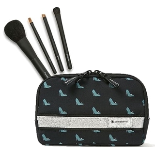 オンライン限定 ポーチと天然毛メイクブラシセット 5W-0617