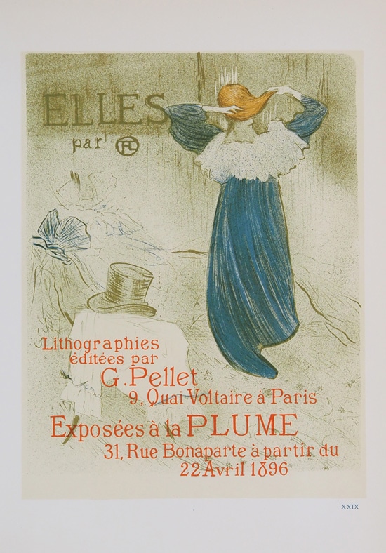 トゥールーズ＝ロートレック 「エル（彼女たち）（XXIX