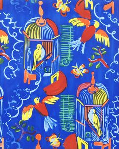 ラウル・デュフィ 「フェリエのテキスタイル（籠の鳥）」 | | アトリエ