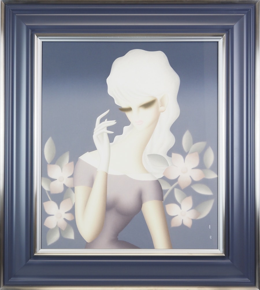 東郷青児 「女と花」 | | アトリエ・ブランカ