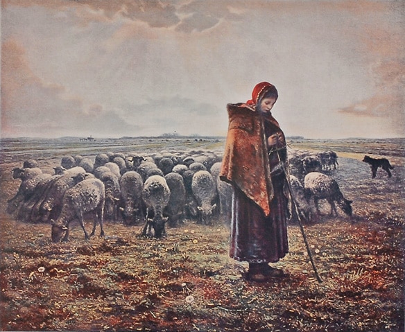 J=F・ミレー 「羊飼いの少女」 | | アトリエ・ブランカ