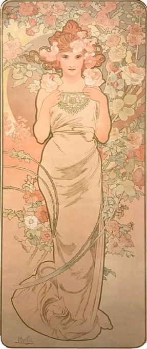 アルフォンス・ミュシャ 「薔薇」 | | アトリエ・ブランカ