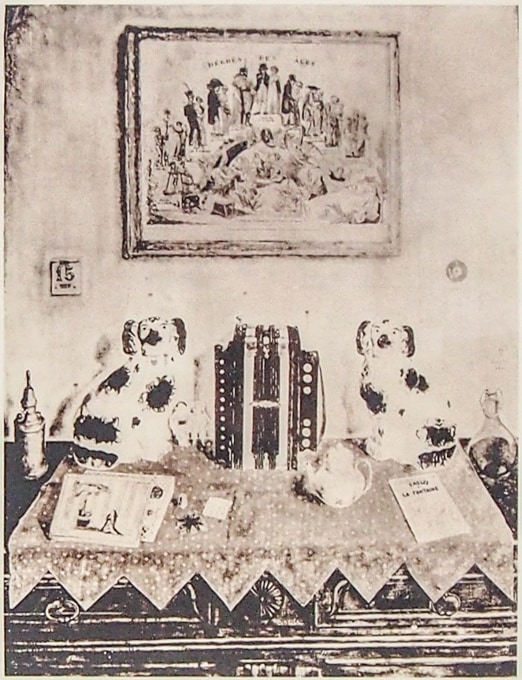 藤田嗣治 「私の部屋、アコーデオンのある静物」 | | アトリエ・ブランカ