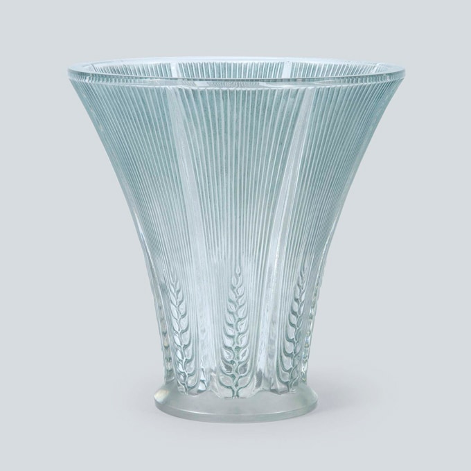 ルネ・ラリック 「花瓶：EPIS（青）」 | | アトリエ・ブランカ