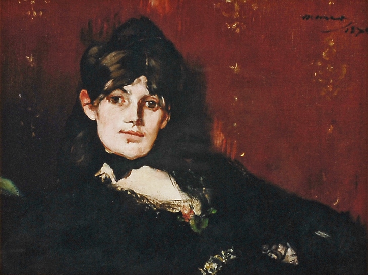 エドゥアール・マネ 「横たわるベルト・モリゾの肖像（複製画