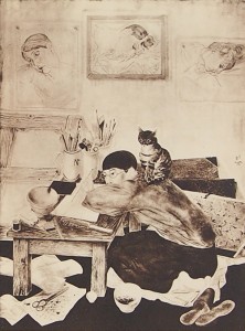 藤田嗣治 「横たわる裸婦」 | | アトリエ・ブランカ