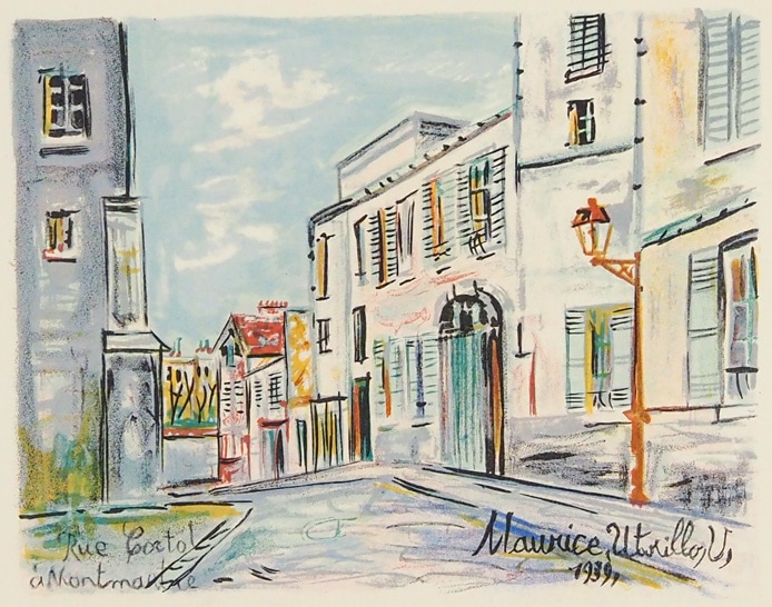 モーリス・ユトリロ 「コルト通り」 | | アトリエ・ブランカ