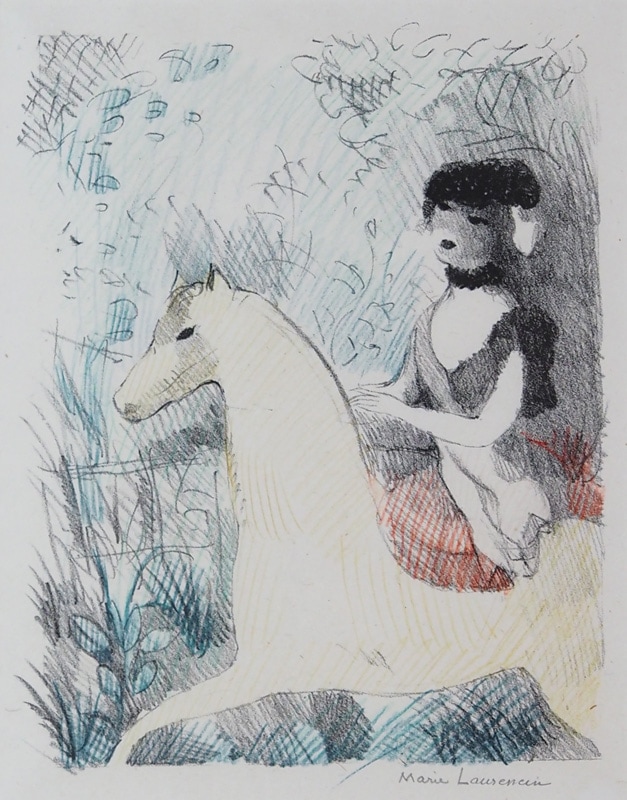 マリー・ローランサン 「馬に乗った女」 | | アトリエ・ブランカ