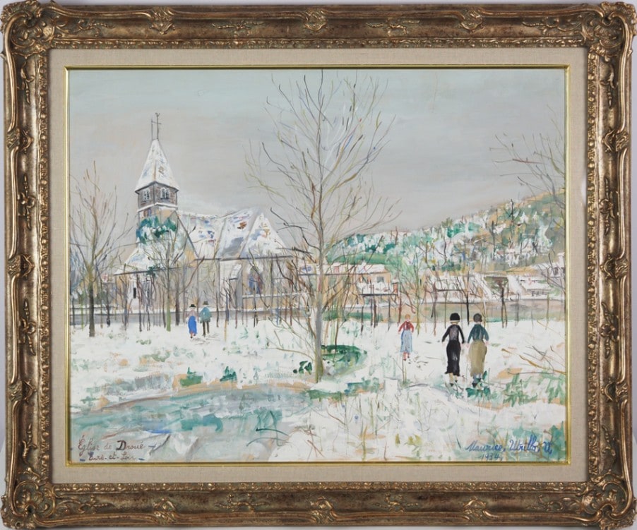 モーリス・ユトリロ 「雪のサン・ピエール教会」 | | アトリエ・ブランカ