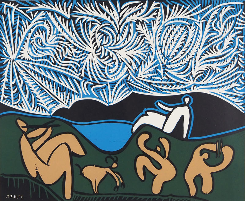 パブロ・ピカソ 「バッカス祭の子ヤギと観客（No.28）」 | | アトリエ