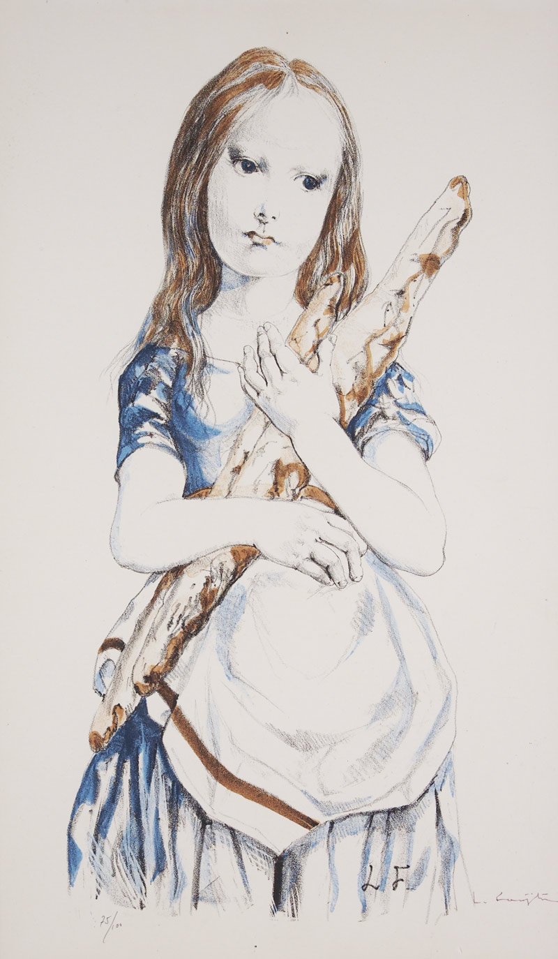 藤田嗣治 「パンを持つ少女」 | | アトリエ・ブランカ