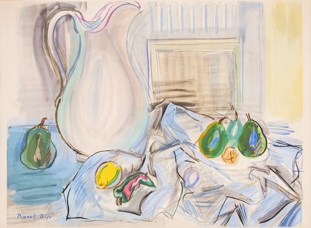 ラウル・デュフィ 「洋梨と白い水差し」 | | アトリエ・ブランカ