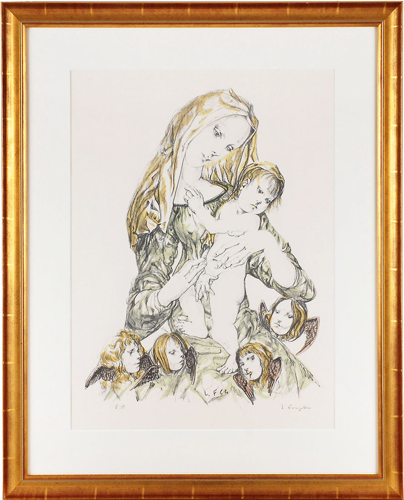 藤田嗣治 「天使と母子像」 | | アトリエ・ブランカ