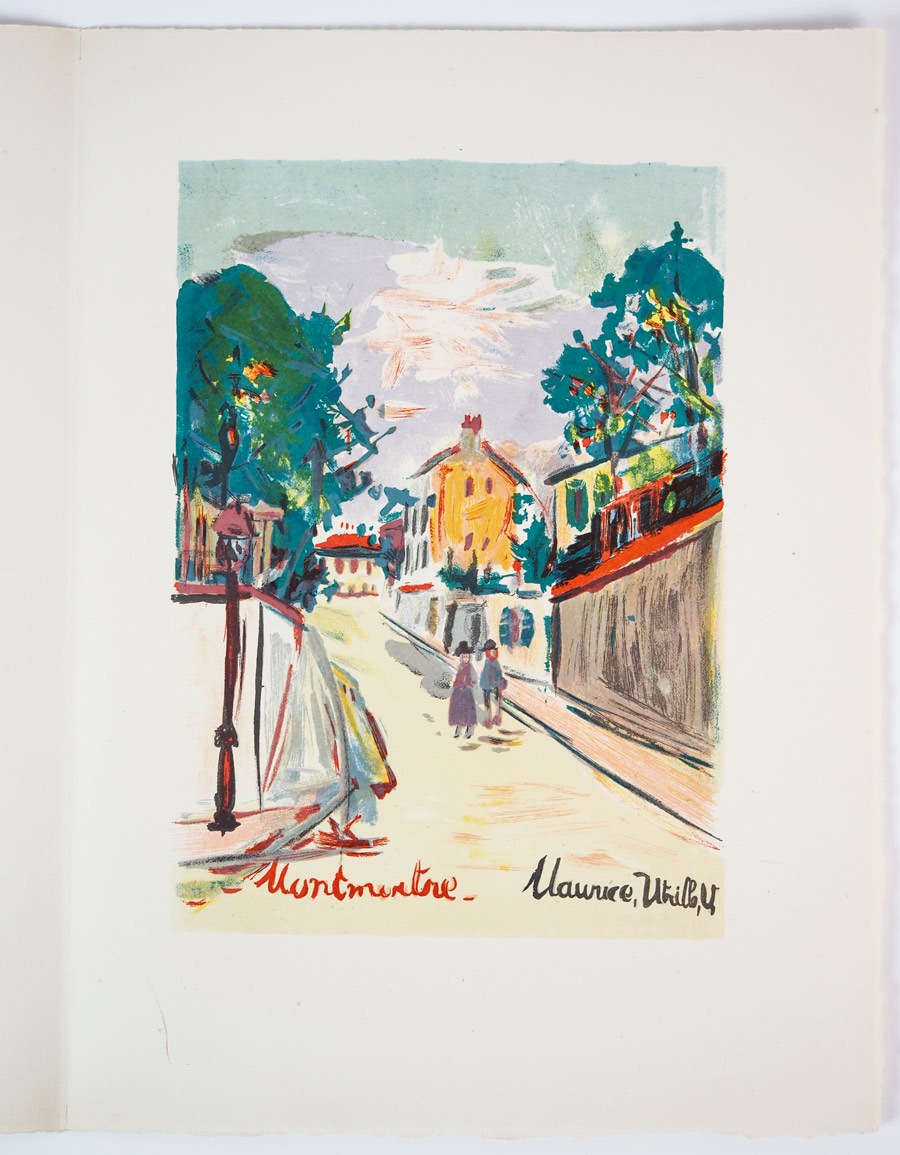 モーリス・ユトリロ 挿画本『モンマルトル・ヴェキュ』 | | アトリエ