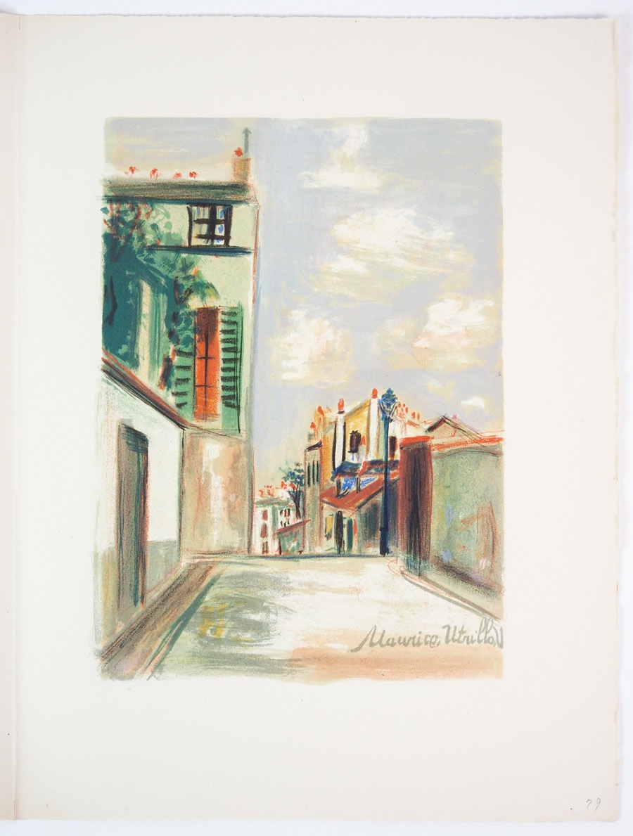 モーリス・ユトリロ 挿画本『モンマルトル・ヴェキュ』 | | アトリエ