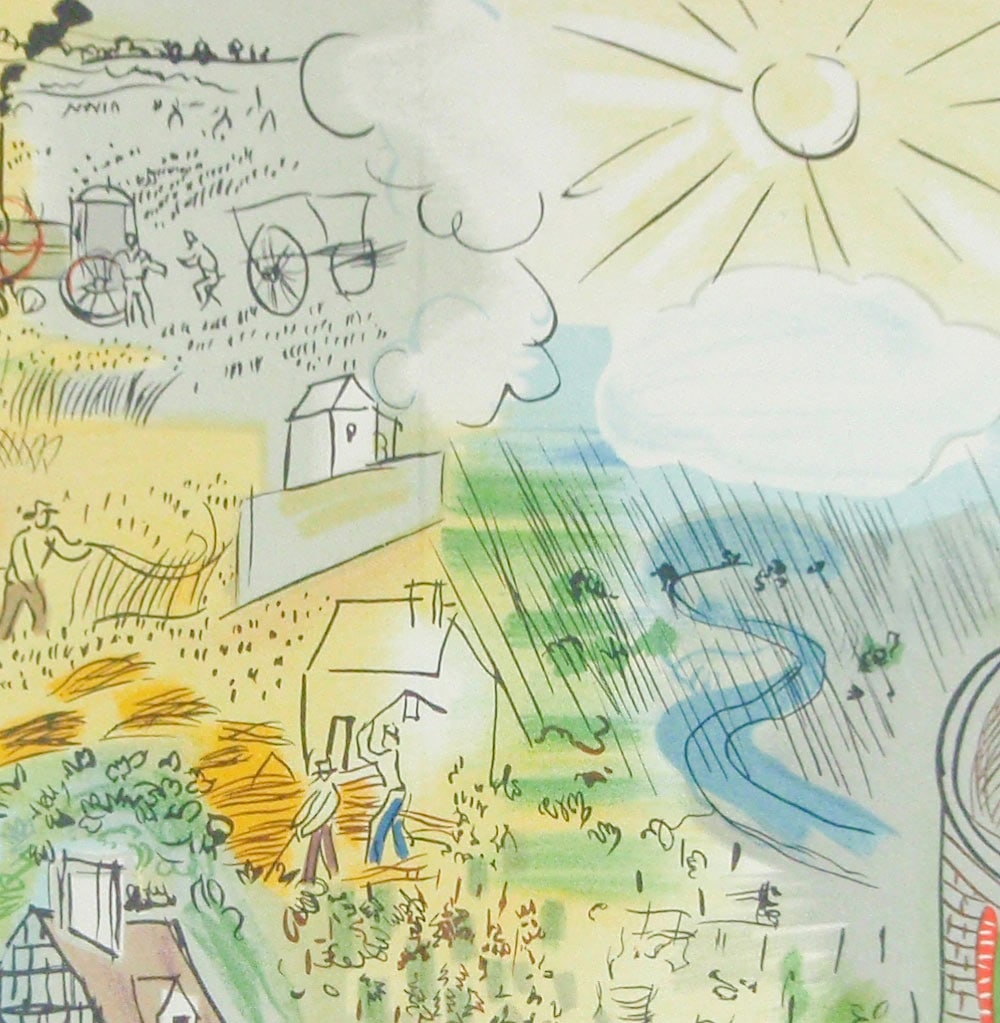 ラウル・デュフィ 「電気の精（見開き）」 | | アトリエ・ブランカ