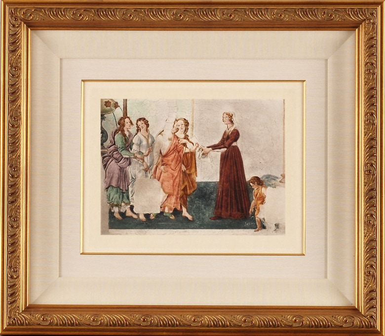 サンドロ・ボッティチェリ 「若い婦人に贈り物を捧げるヴィーナスと三