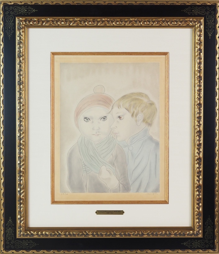 藤田嗣治 「二人の少年」 | | アトリエ・ブランカ