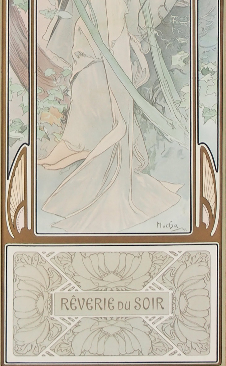 アルフォンス・ミュシャ 「夕べの夢想」 | | アトリエ・ブランカ