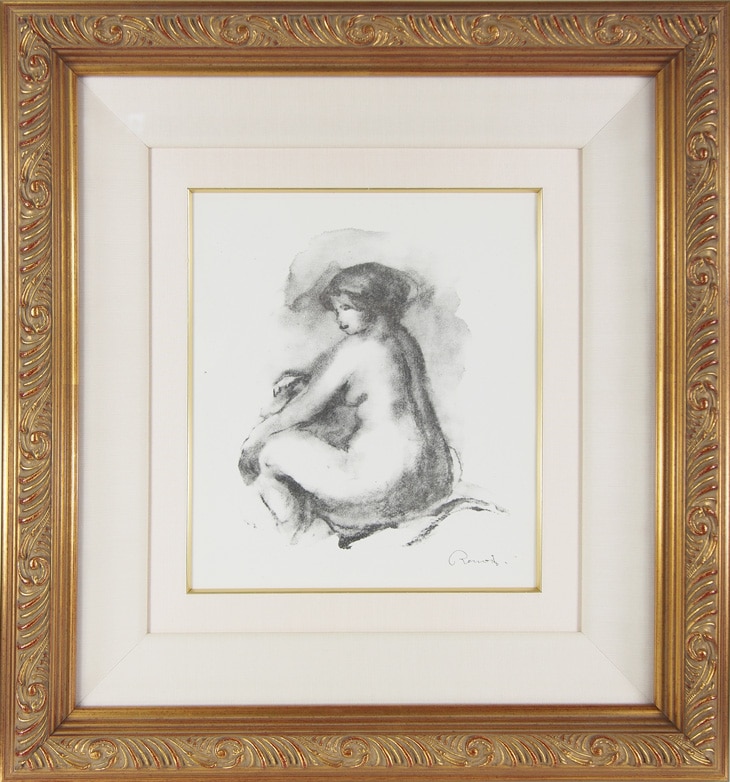 P=A・ルノワール 「坐る裸婦の習作」 | | アトリエ・ブランカ