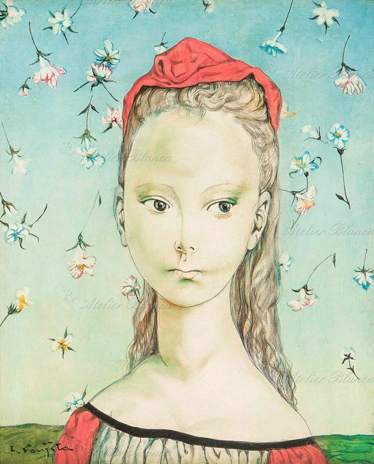 藤田嗣治 「少女像」 | | アトリエ・ブランカ