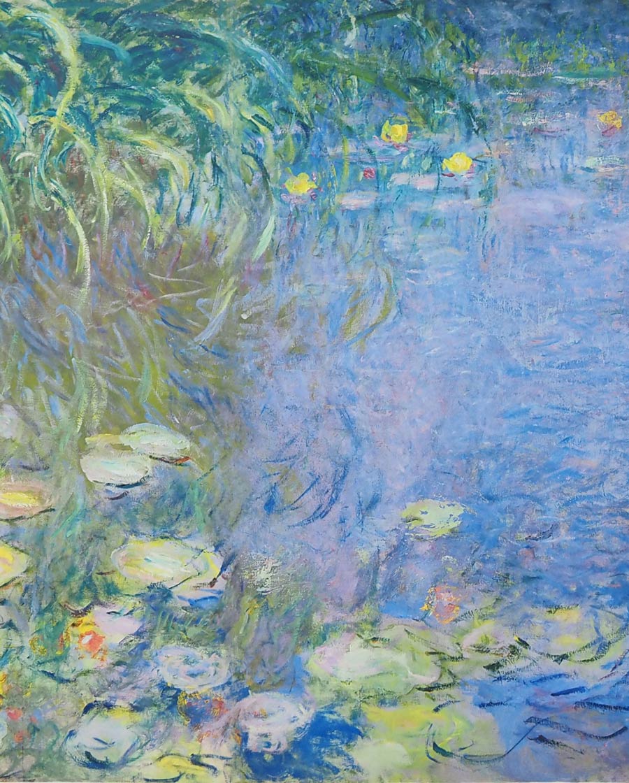 クロード・モネ 「睡蓮・朝 左（大） 」 | | アトリエ・ブランカ