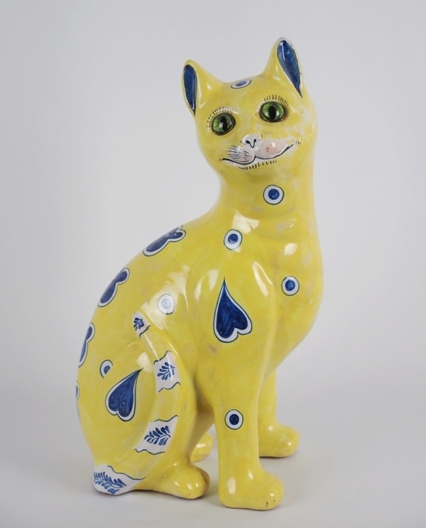 エミール・ガレ 「猫型置物（黄）」 | | アトリエ・ブランカ