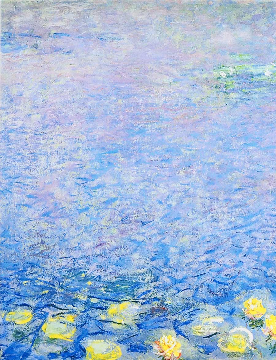 クロード・モネ 「睡蓮・朝 右（大） 」 | | アトリエ・ブランカ